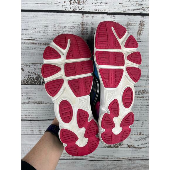 Brooks Pure Flow Tennis Shoes Active Women’s size 5 Black Pink Blue Athletic - Picture 5 of 11